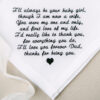Irish Linen Handkerchief - Any Message Embroidered up to 200 Characters Personalised linen handkerchief