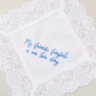 Personalised Wedding Handkerchief Gifts For Your Wedding Party