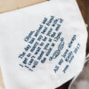 Luxe Cotton Mens Handkerchief – Any Message Embroidered up to 150 Characters handkerchief for Father of the Bride