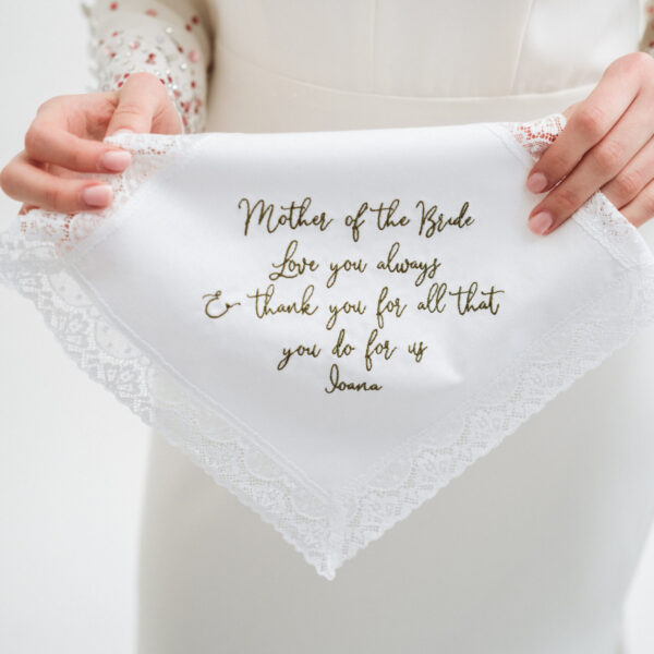 personalised ladies handkerchief