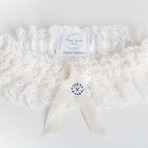 Lace wedding garter Lilly