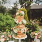 personalised embroidered cake bunting wedding cake bunting personalised wedding cake bunting