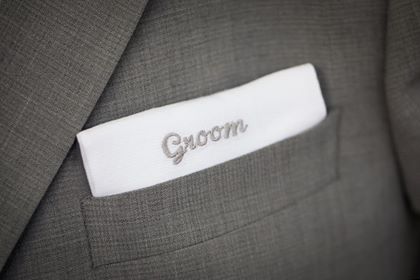 groom handkerchief, personalised groom handkerchief, personalised grrom gift,