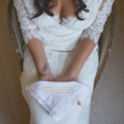 bridal lace handkerchief