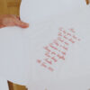 personalised ladies handkerchief for Mother of the Bride