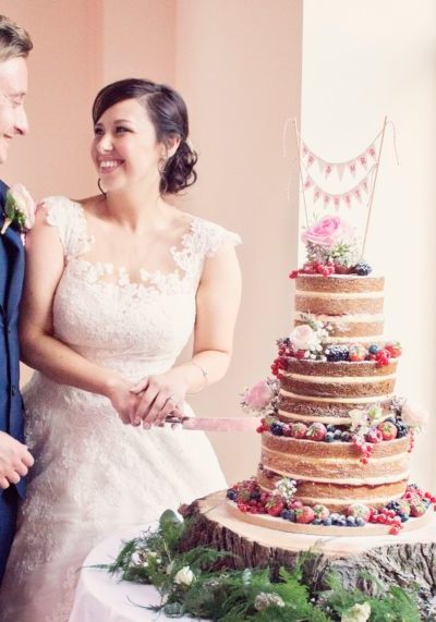 mini cake bunting, wedding cake bunting, personalised cake bunting