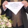 Luxe Cotton Mens Handkerchief – Any Message Embroidered up to 150 Characters Father of the Bride Handkerchief