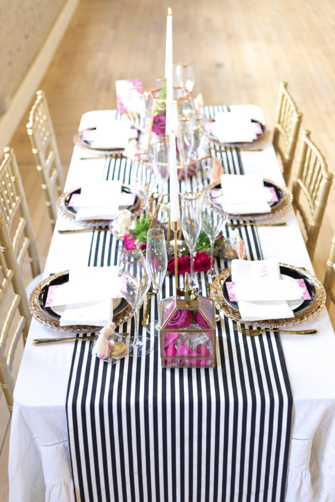 Personalised Wedding Table Decor