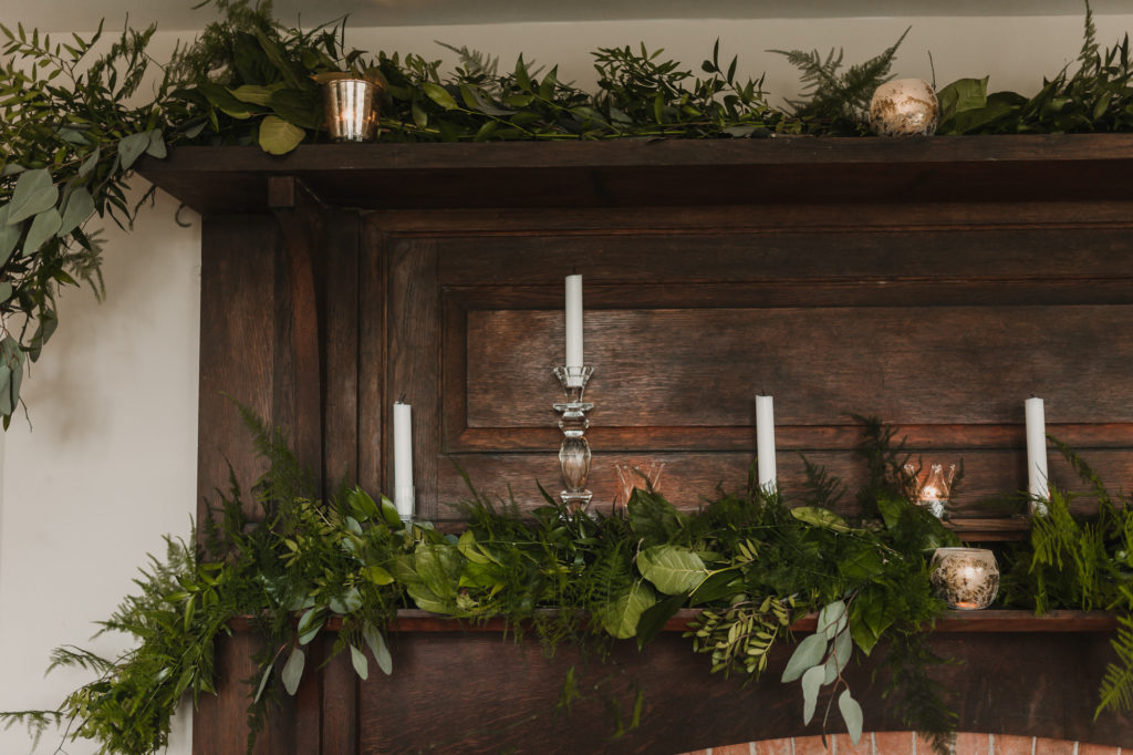 Two Grooms: Luxe, Contemporary Wedding Styling with Personalised Napkins and foliage 