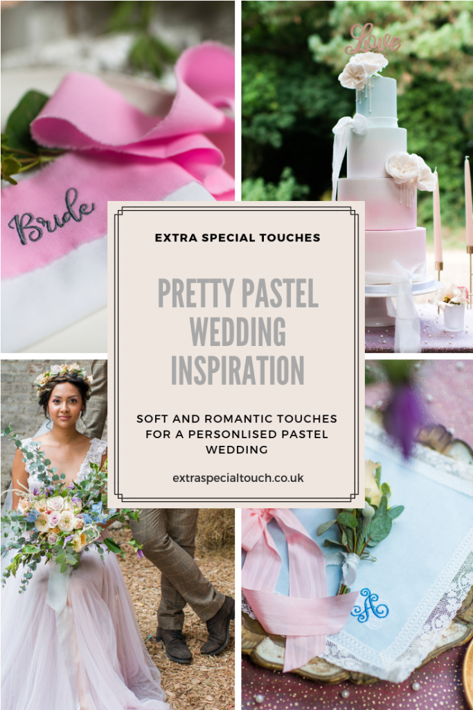 Pretty pastel wedding inspiration with personalised touches