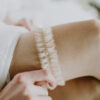 Laura Blush wedding garter