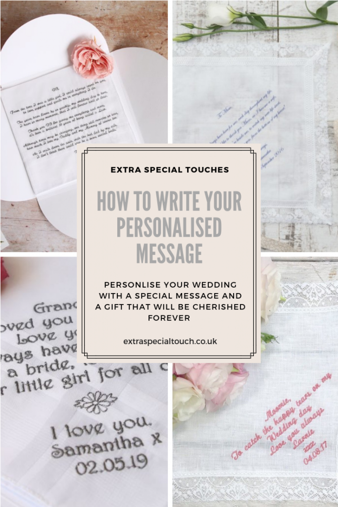 How to write a personalised message