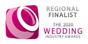 Regional Finalist in the 2020 Wedding Industry Awards
