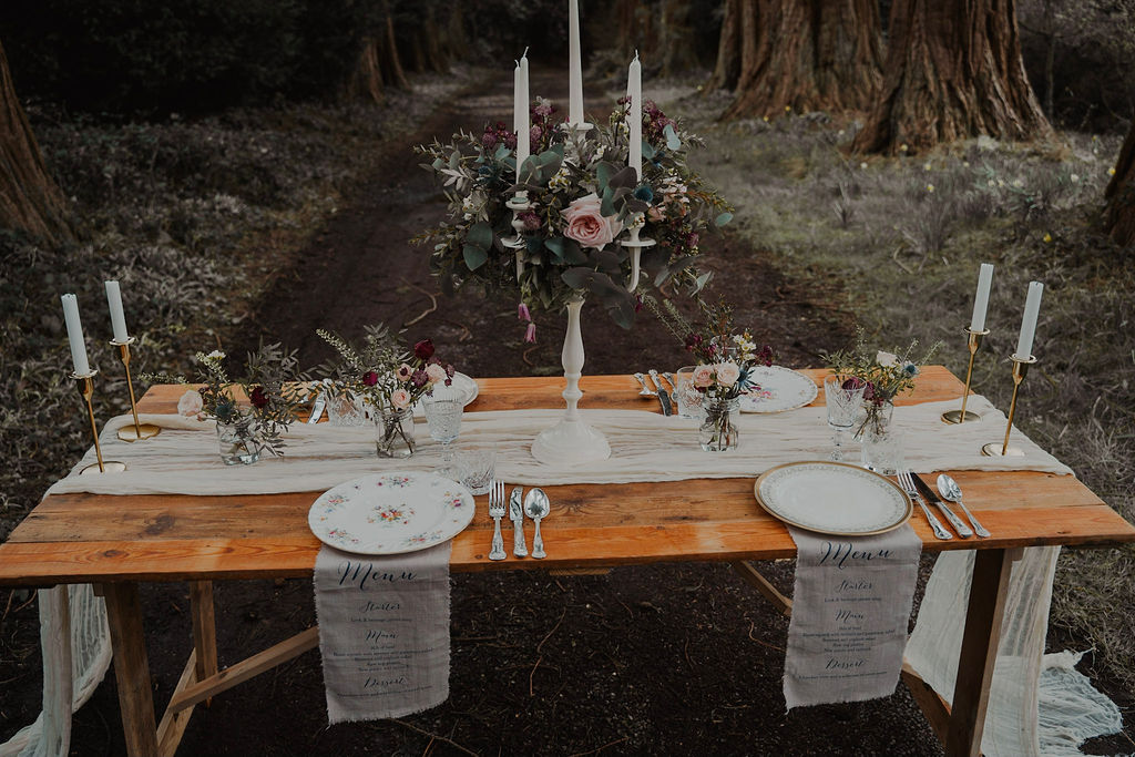 6 Outdoor Wedding Ideas; Dreamy Table Settings With Our Embroidered Napkins