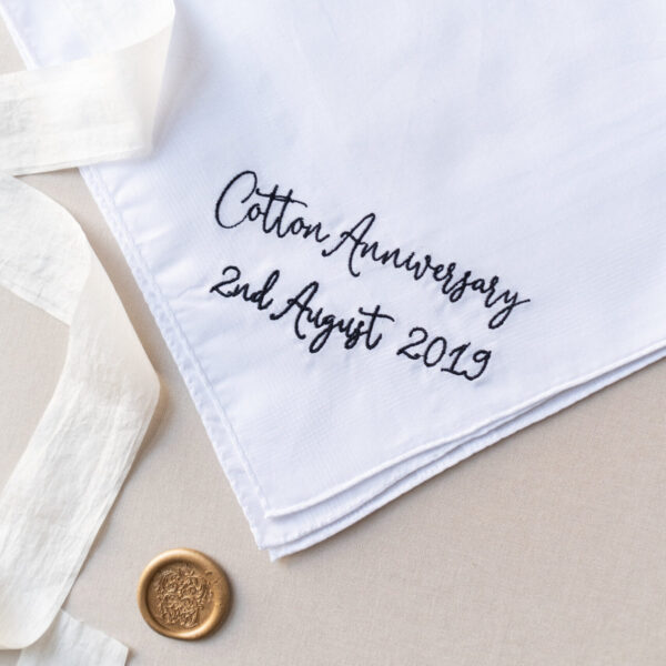 Personalised Cotton Anniversary Gift