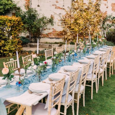 5 Outdoor Wedding Ideas; Dreamy Table Settings With Our Embroidered Napkins