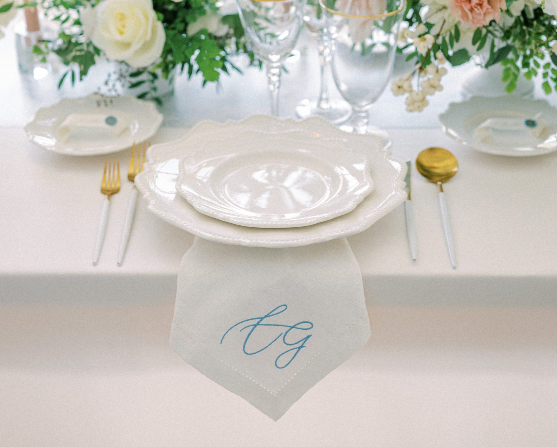 WEDDING PACKAGE – Wedding Calligraphy Napkins (Cotton Napkins)