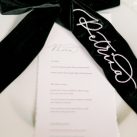 WEDDING PACKAGE - Hand Calligraphy Embroidered onto Velvet Bows Package