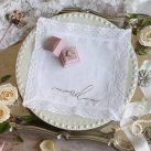 Monogrammed Brides Handkerchief