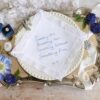 Something Blue wedding handkerchief