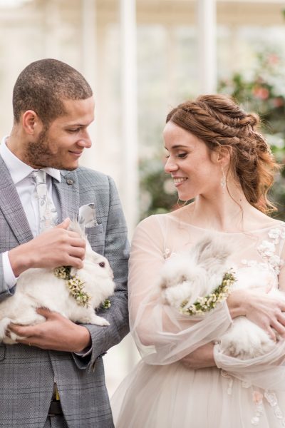 Spring Wedding with the Easter Bunny at Wollaton Hall