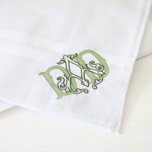 DAD Monogram Handkerchief
