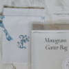 Monogram garter bag