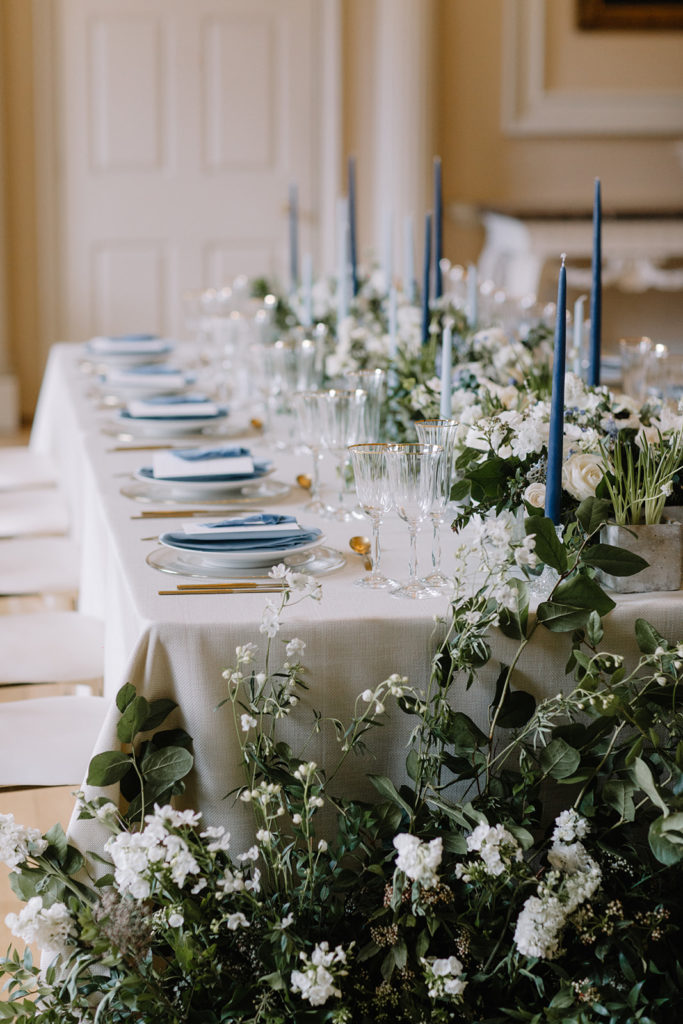 Something Blue Ideas For A Black Tie Wedding At Fulham Palace