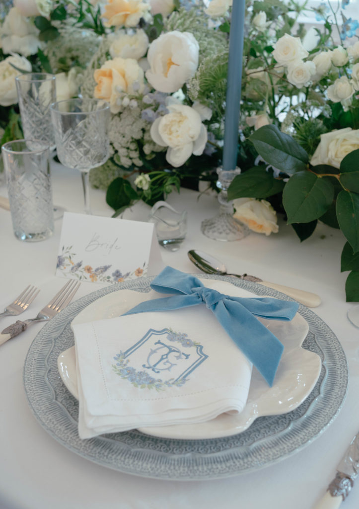 Luxury Blue and White Wedding At Norwood Park