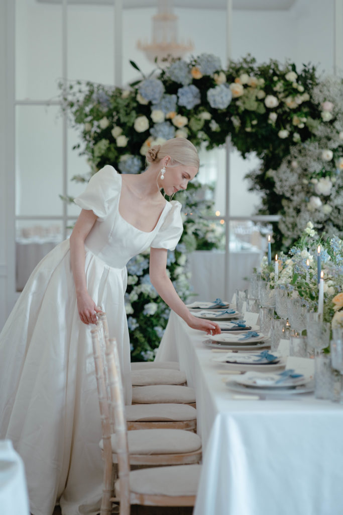 Luxury Blue and White Wedding At Norwood Park