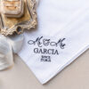 Mr & Mrs Wedding handkerchief