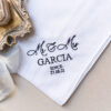 Mr & Mrs Wedding handkerchief