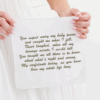 Irish Linen & Lace Corner Handkerchief Personalised with your own words up to 250 Characters