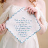 Personalised Scallop Handkerchief