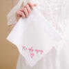No Ugly Crying Wedding Handkerchief