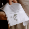 Luxe Cotton Handkerchief - Couture Monogram