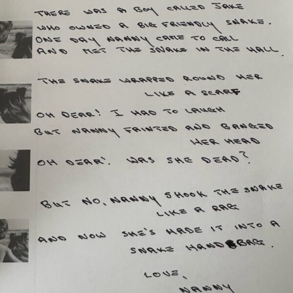 handwriting handkerchief