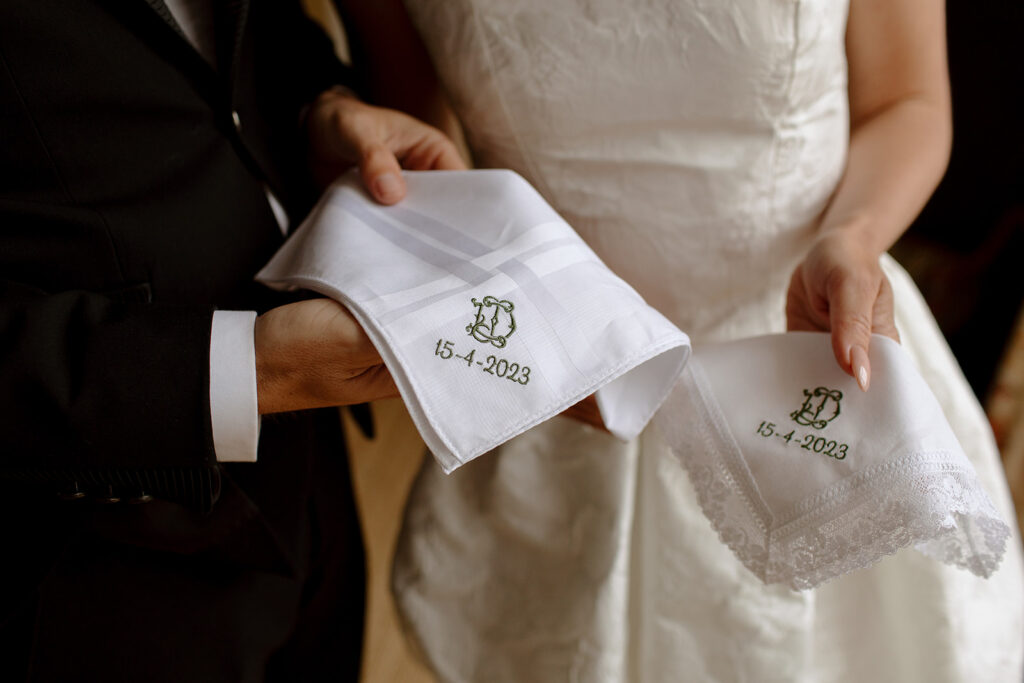 Personalised Wedding Details - Embroidered Hankies & Bouquet Ribbons You’ll Love