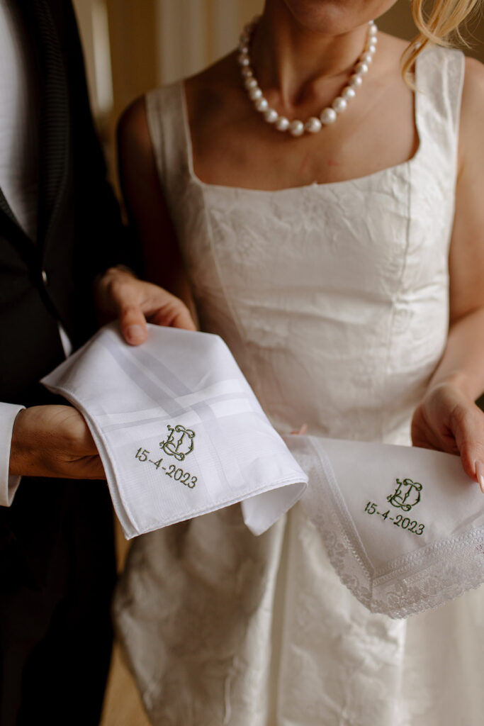Personalised Wedding Details - Embroidered Hankies & Bouquet Ribbons You’ll Love