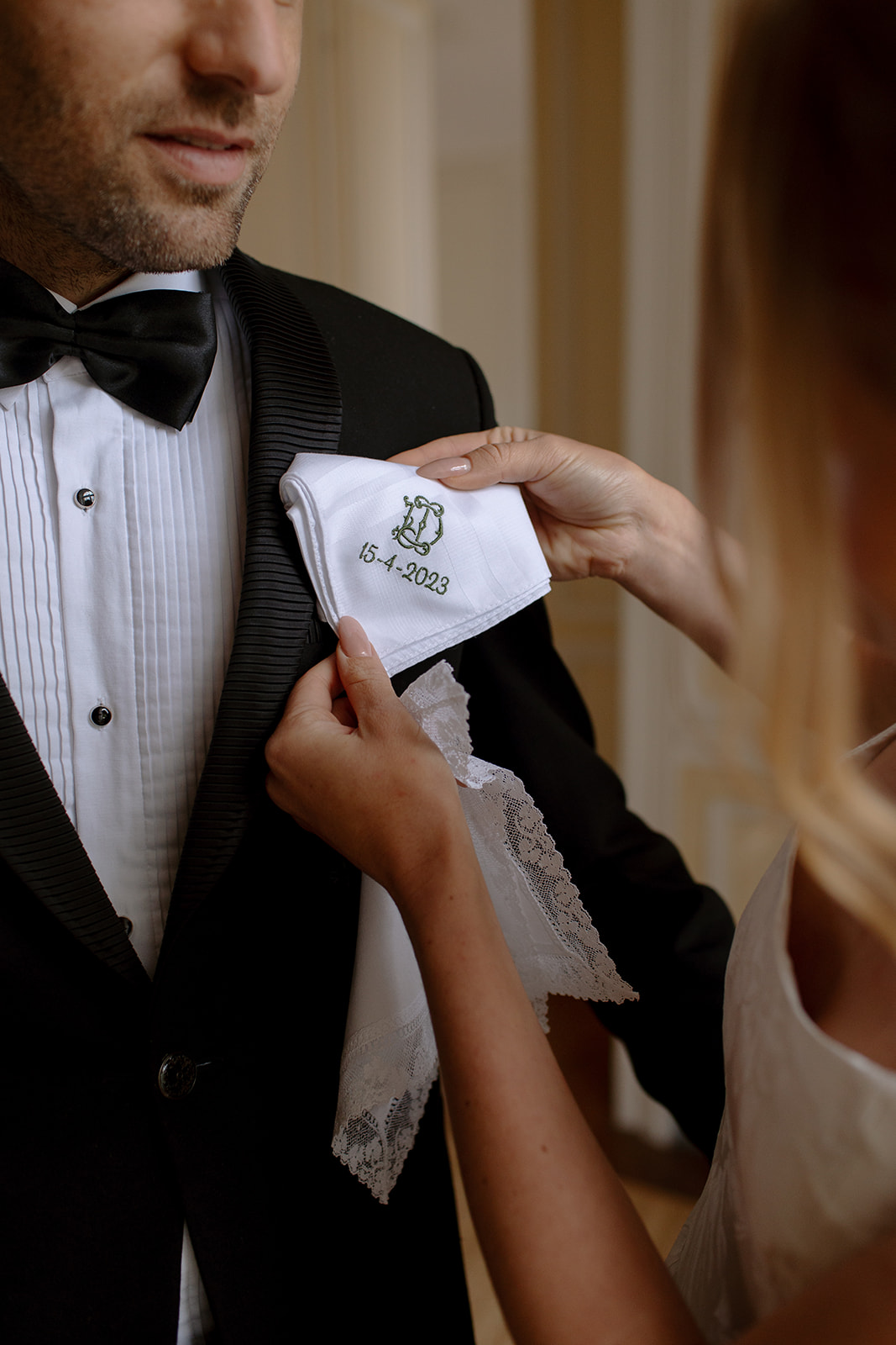 Personalised Wedding Details - Embroidered Hankies & Bouquet Ribbons You’ll Love