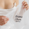 Net & Nottingham Lace Handkerchief - Happy Tears Handkerchief