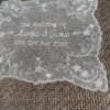 Embroidered Net Lace Wedding Invitation or Save the Date