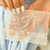 Silk Organza Wedding Patch
