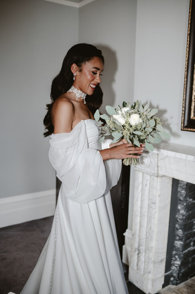 Chic Bridal Prep Photography Ideas at Poets House