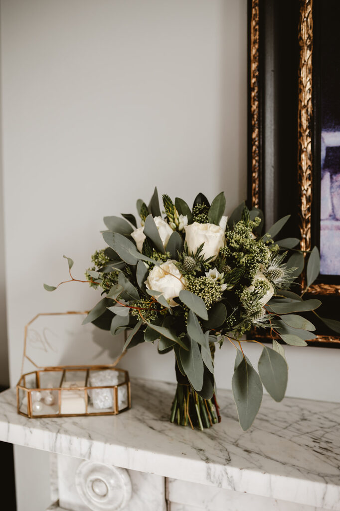 Chic Bridal Prep Photography Ideas at Poets House