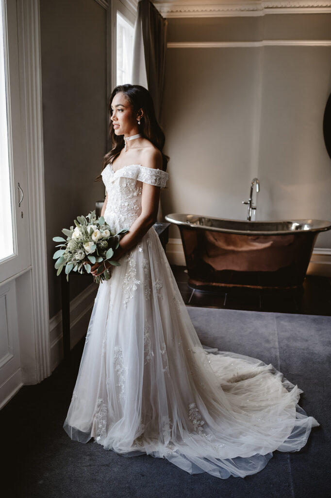 Chic Bridal Prep Photography Ideas at Poets House
