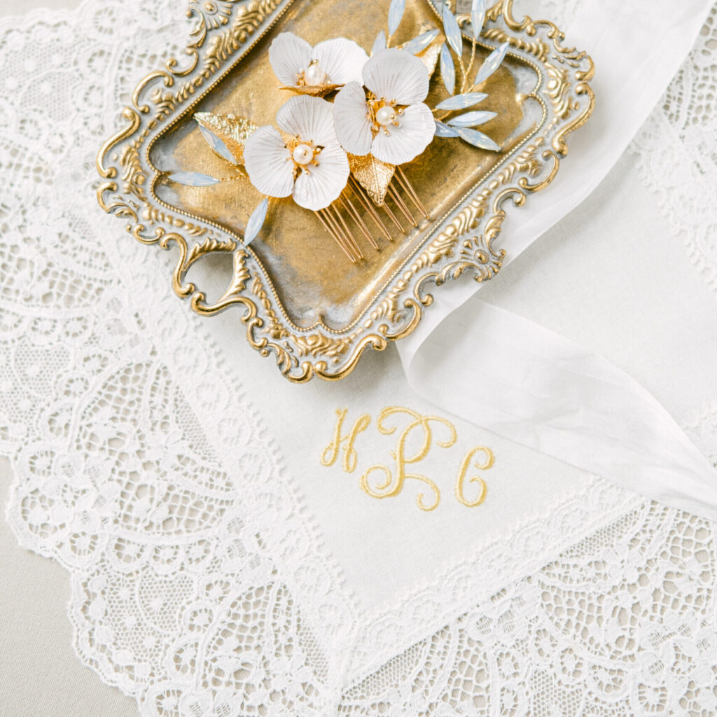 Monogrammed Hankies: The Perfect Personalised Wedding Detail