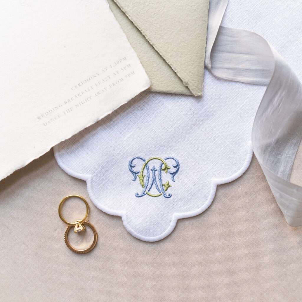 Monogrammed Hankies: The Perfect Personalised Wedding Detail