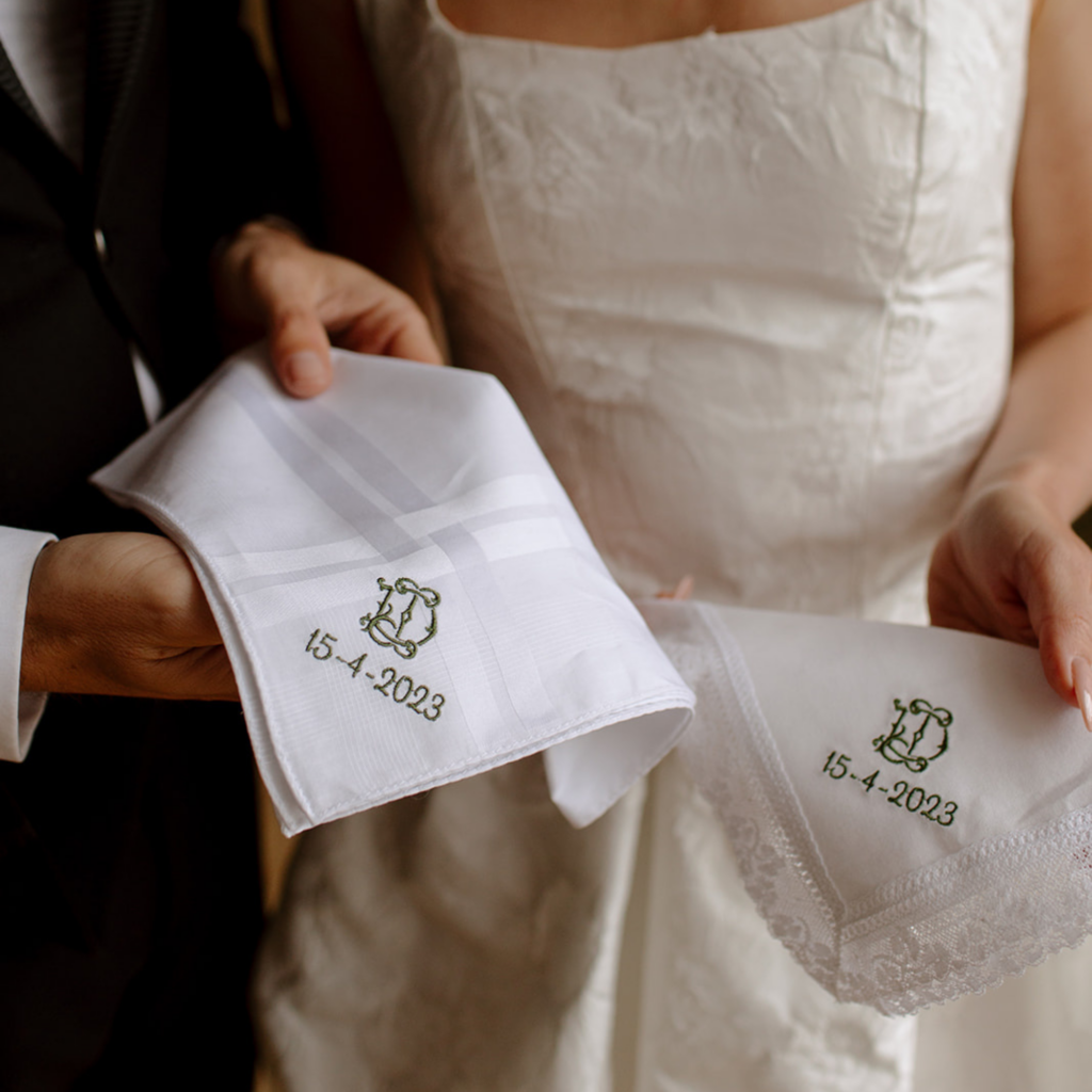 Monogrammed Hankies: The Perfect Personalised Wedding Detail