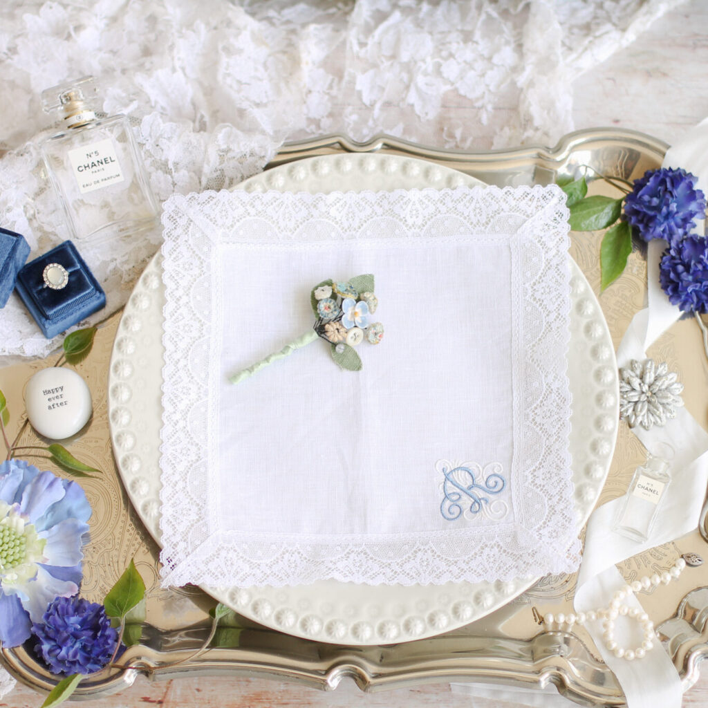Monogrammed Hankies: The Perfect Personalised Wedding Detail